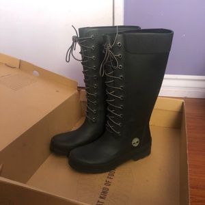 Timberland - Welfleet Laced Rain Boots Size 6
